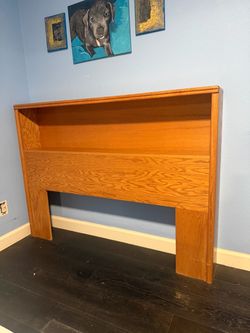 Queen headboard, box spring and frame