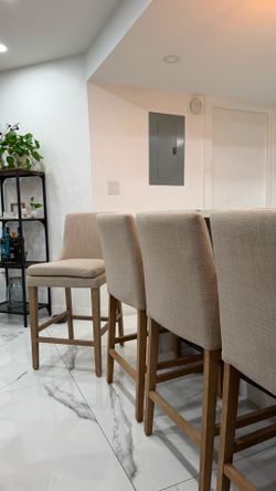 Set of 4 SUNPAN Designer Counter Stools | Like New