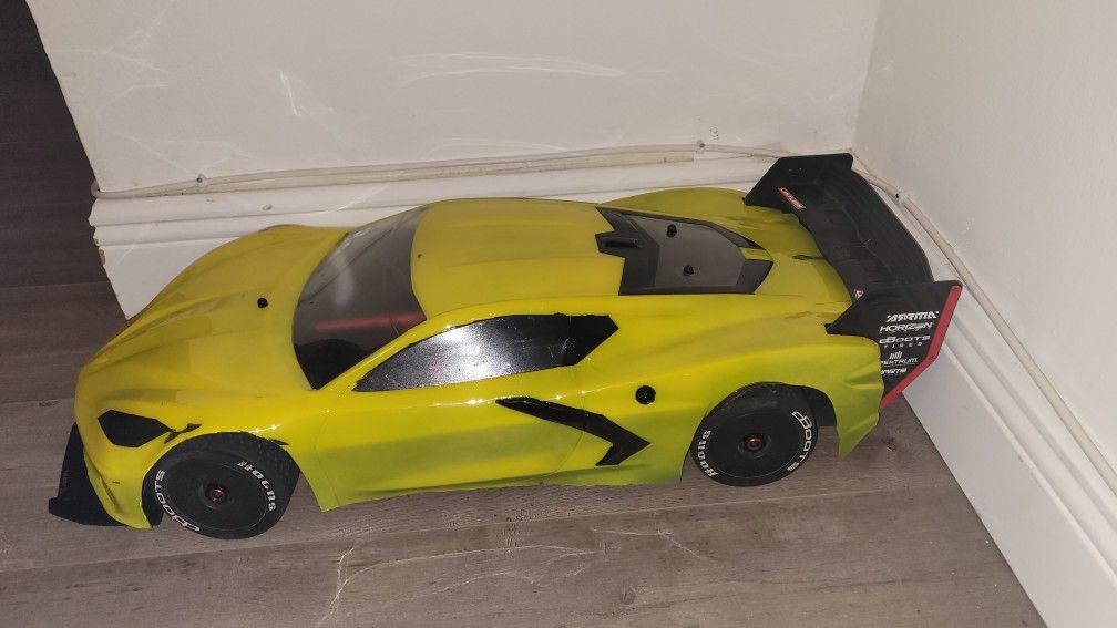 Arrma Limitless Roller Converted To New Corvette C8 Body , No Motor Or Esc $450