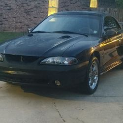 1996 Black Convertible Mustang Cobra