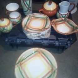 Old Plate Set