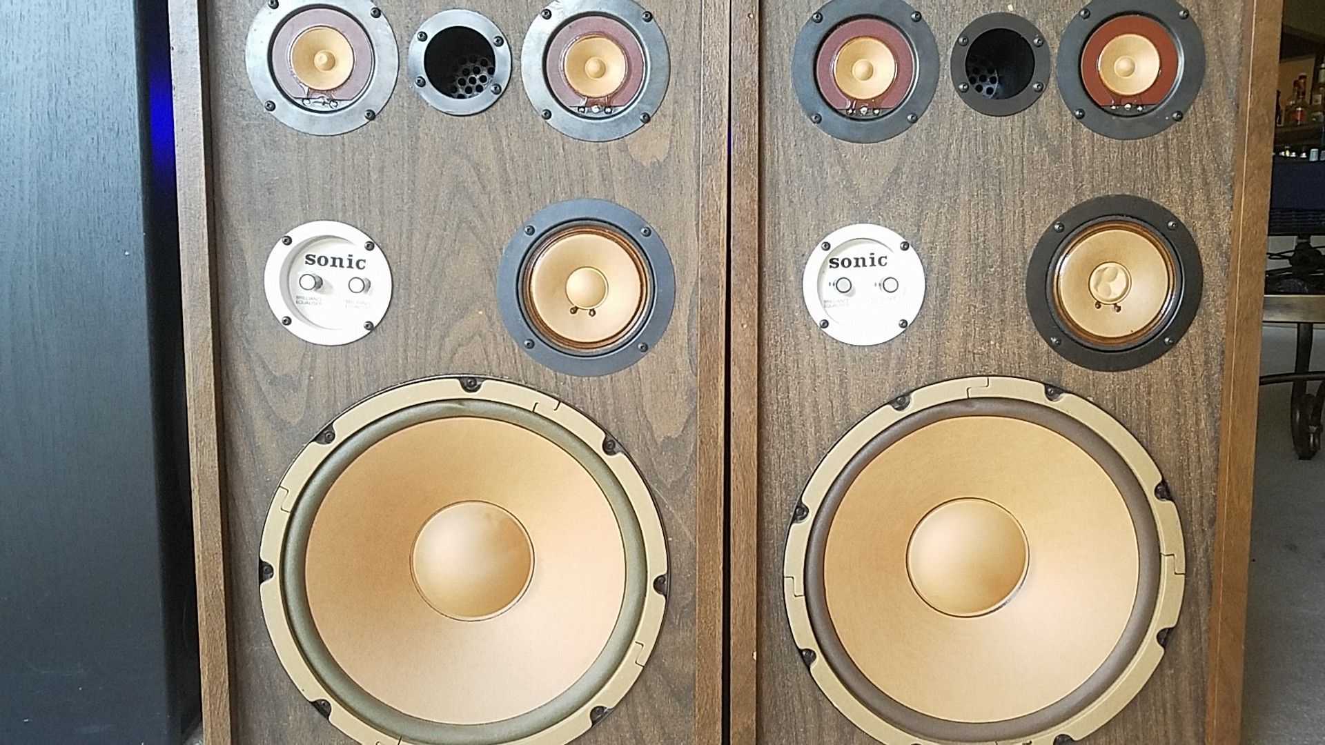 Vintage Sonic speakers.