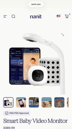 NEW Nanit smart baby monitor and floor stand