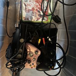 Xbox 360 With Some Games And Accessories 