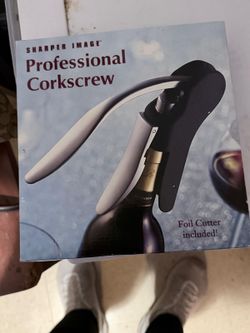 Sharper image professional corkscrew wine opener