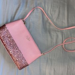 Kate Spade Pink Purse (S/M) Glitter 