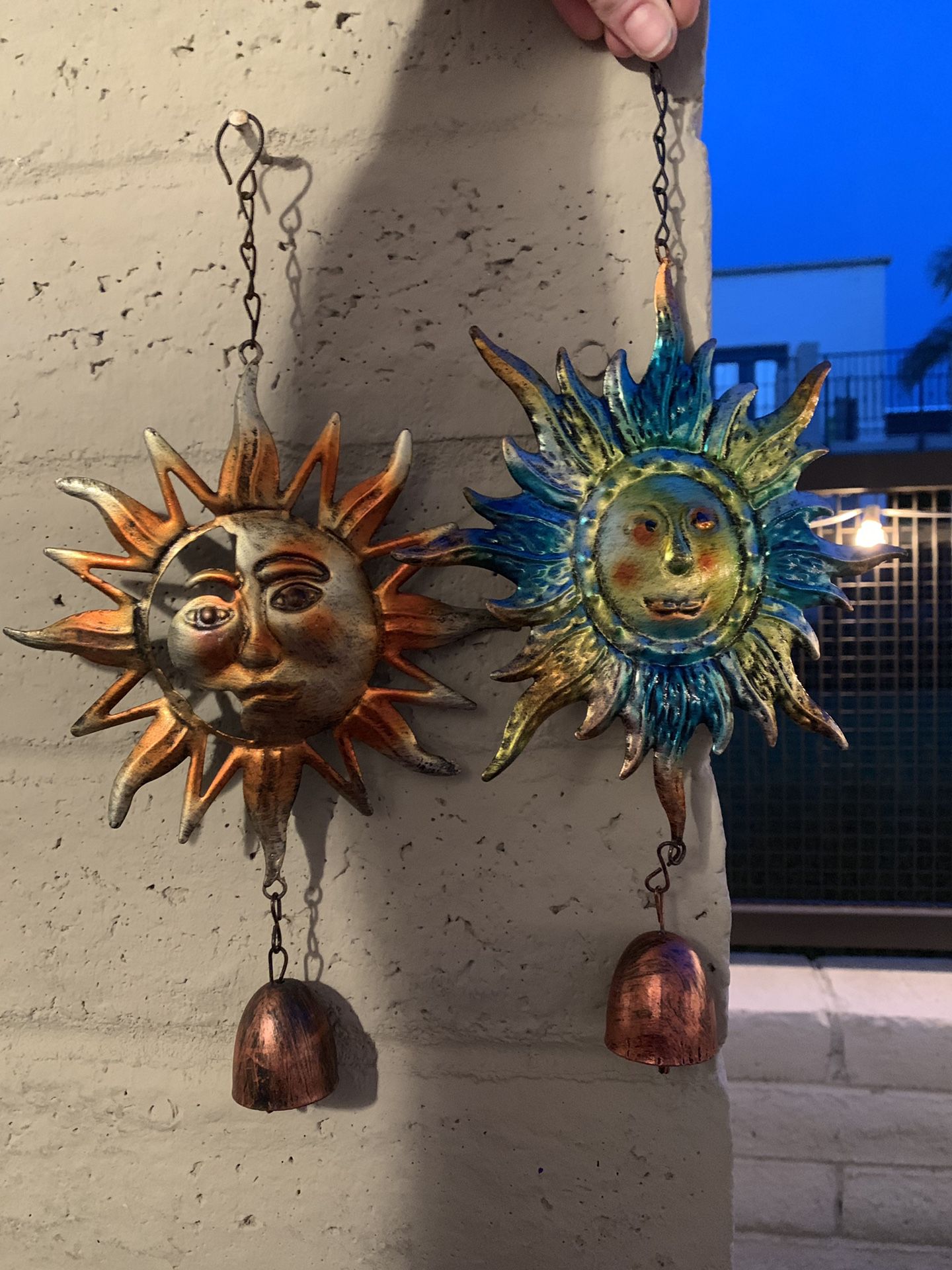 2 for $5 sun metal wind chimes