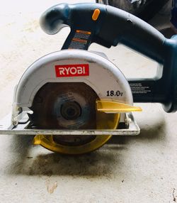 Cordless RYOBI 18 V CIRCULAR SAWs- P501 (NEW BLADE INCLUDED)