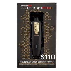 BaBylissPRO Cord/Cordless LithiumFX+ Ergonomic Trimmer