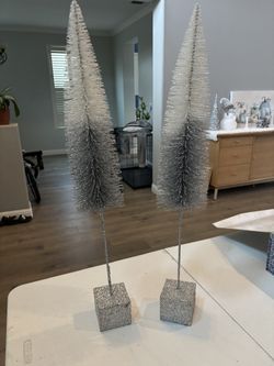 Silver Decorative Trees