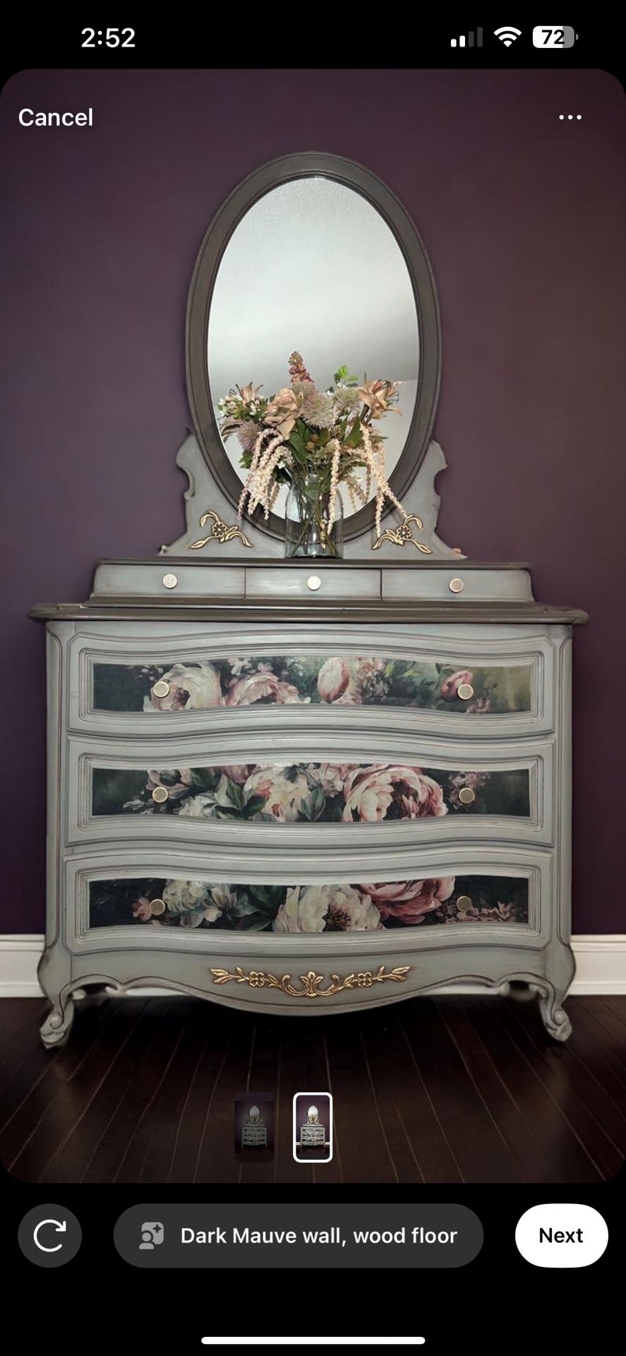 Refinish Henry link chest of drawers/dresser W/removable mirror and gentlemen’s box