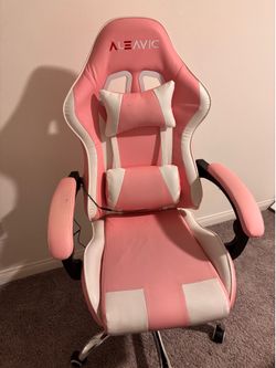 Pink desk chair