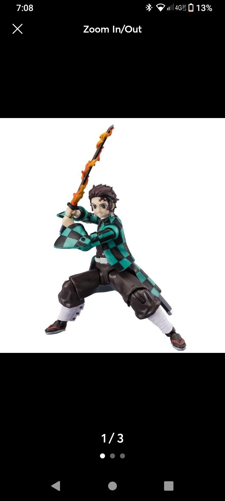 Tanjiro Kamado Hinokami Kagura "Demon Slayer", BNTCA Ultimate Legends Action Figure