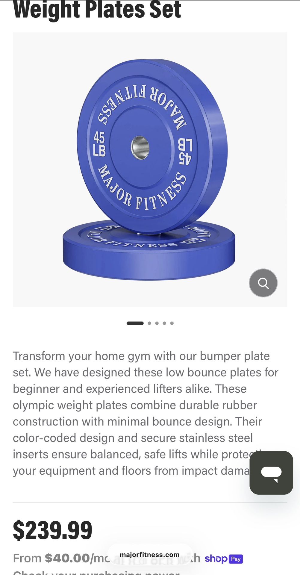 bumper plates blue major dutie