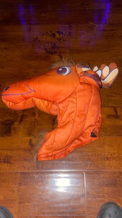Orange Moose Head Costume Mask