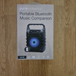 Bluetooth Speaker With Color LED Lights