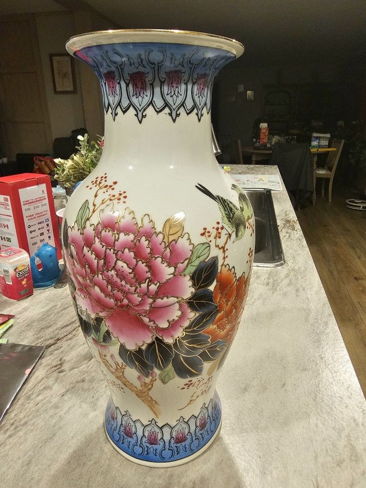 Japanese Floral Vase