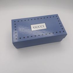 Vintage Gucci Blue Sunglasses Glasses Empty Box & Certificate