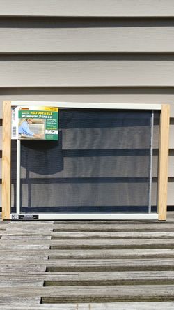 Adjustable window screens