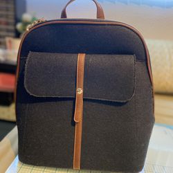 Dark Blue Backpack/ Bag / Purse