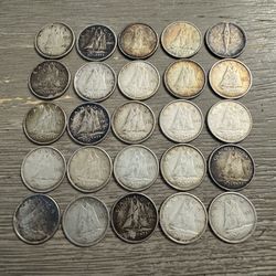 Silver Canadian dimes