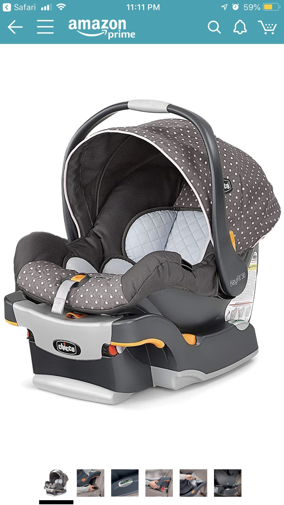 Chicco key fit infant car seat with base