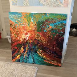 Large Abstract Print For Sale 
