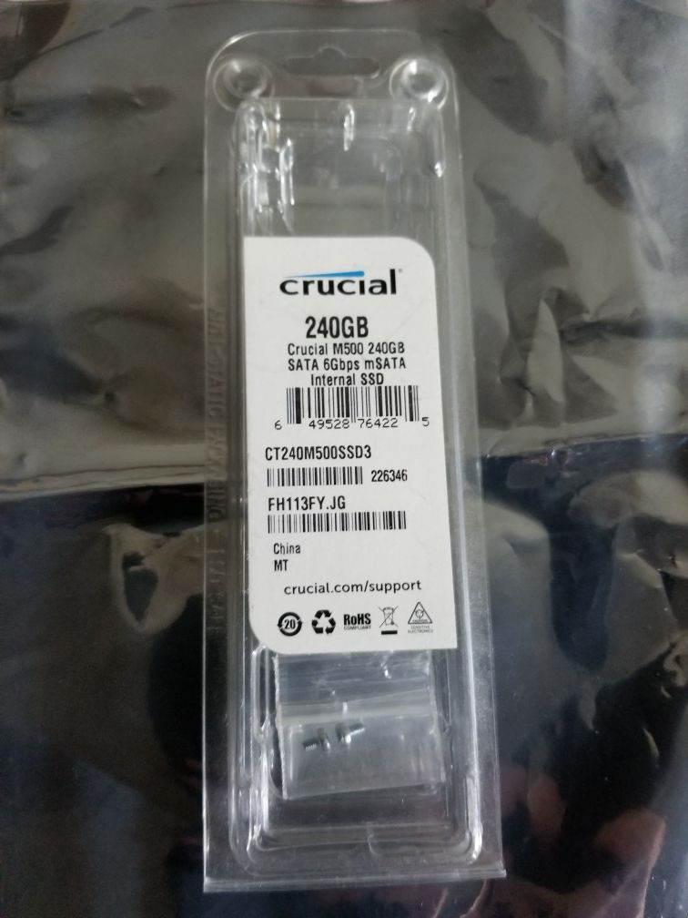 Crucial 240GB M SATA SSD