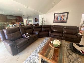 Leather Sectional Sofa
