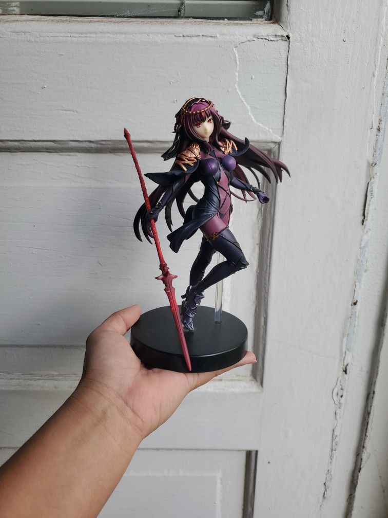 Anime Firgure With Lance 