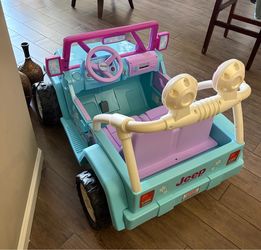 Premium Girls' Playroom Set: Pottery Barn Kids Kitchen & Jeep Power Wheels