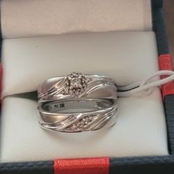 Engagement Ring and Band