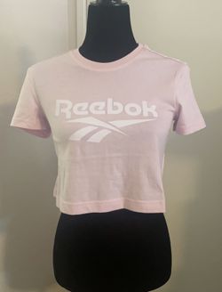 Pink Reebok Cropped Tee Size XS