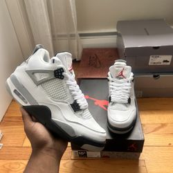 Jordan 4 White Cement  Size 10.5👟 NEW💰 OG ALL✅ $250💰