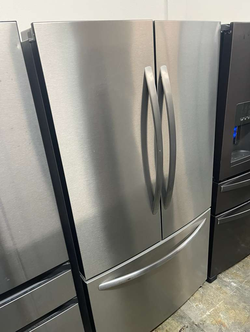Counter Depth Stainless Steel French Door Fridge with LED Lighting