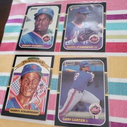 New York Mets 1987 Donruss Baseball Cards Team Set 