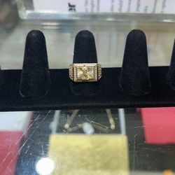Saint Religious Ring With Stones