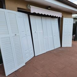 BIFOLDS  24" X 80" AND 30" X 80"