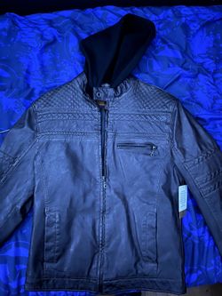Red camel handcrafted leather jacket