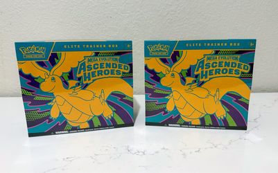 🔥 Pokémon Ascended Heroes ETBs x2 – Sealed – $360🔥
