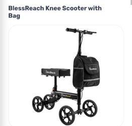 BlessReach Knee Scooter with Bag - new in the box