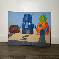 Homemade Spongebob Painting