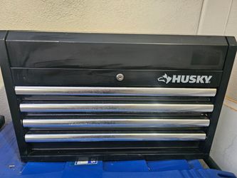 Husky 4 drawer top roll chest box