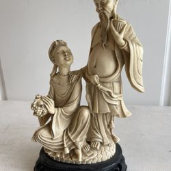 Japanese Collectable 12” Statue Stamped By Artist 