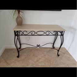 Iron Console Table In Perfect Condition