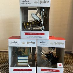 Hallmark Harry Potter Ornaments (3 total)