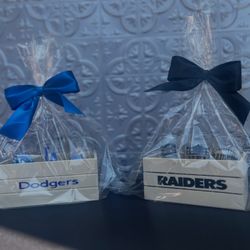 Dodgers And Raiders Shot Glass Sets