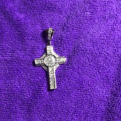 Assorted  Crosses Beautiful  Silver With Stones  Large Men’s Charms 