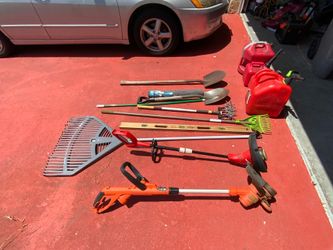 Yard tools gas cans all for 50