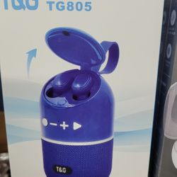 New Bluetooth Speaker With Wireless Headphones 